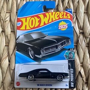 1966 Buick Riviera Hot Wheels 1960s 60s Black Car Hotwheels Mattel New Toy 2025